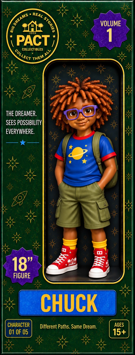 Chuck collector box, Character 01 of 05, The Dreamer